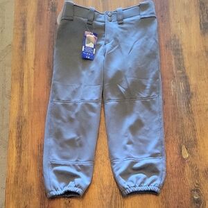 Mizuno Kids Charcoal Gray Softball Pant Girls XL